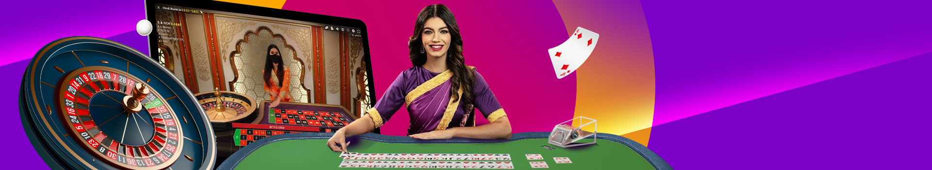 live casino games banner