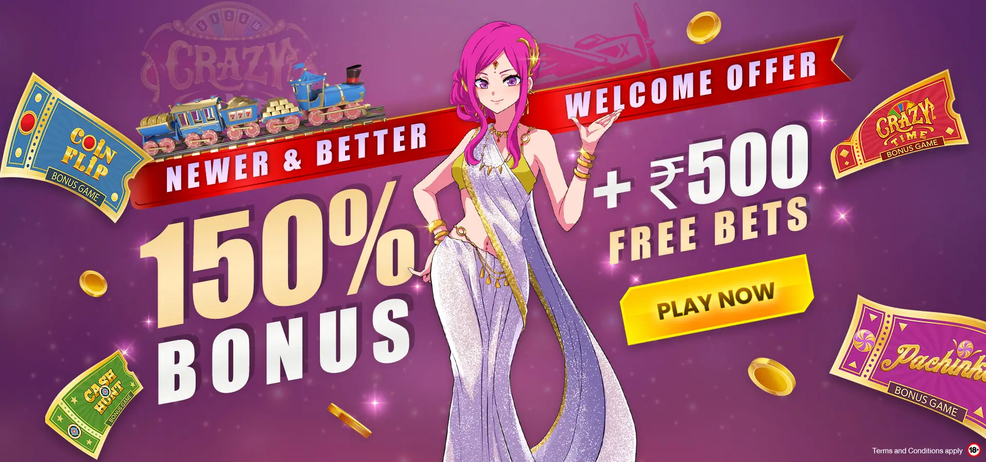 Welcome Bonus Banner